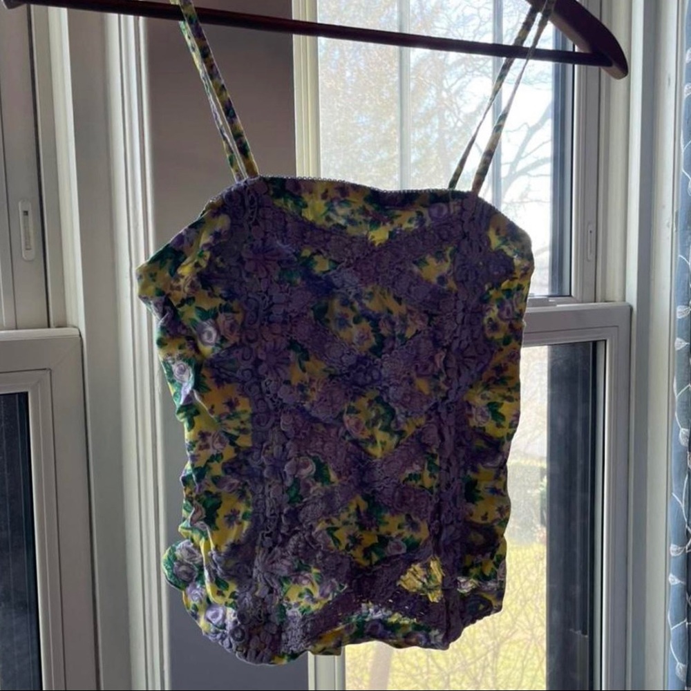 Vintage floral top